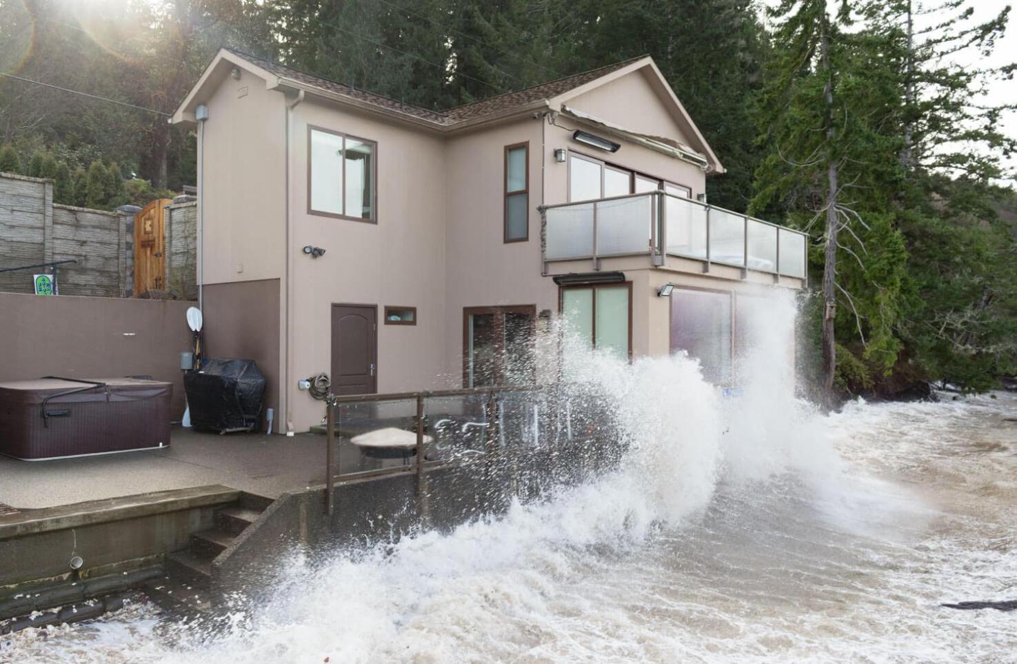 Luxury Waterfront Hood Canal Vacation Home Rental Union Exterior foto