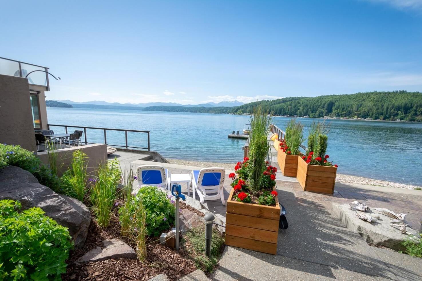 Luxury Waterfront Hood Canal Vacation Home Rental Union Exterior foto